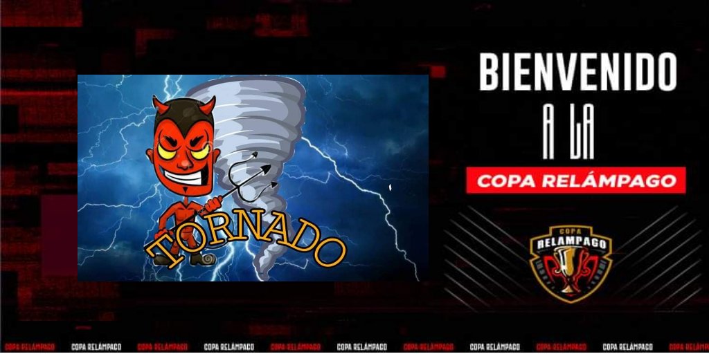 Copa Relámpago (@relampagocopa) on Twitter photo #CR | COPA RELÁMPAGO 🏆 🌍
3RA EDICIÓN 🇵🇪🇪🇸🇧🇷🇲🇽🇨🇷🇦🇷
⚔️ PRESENTACIONES ⚔️
🌪️| TORNADO TEAM
🇲🇽| MÉXICO
Damos la bienvenida a <a href="/TornadoTeam5/">Tornado Team</a>, con el poder del tornado arrasaran a todos los equipos con los que se les cruce y se llevarán el título. 🏆
EDICIÓN DE LAS ESTRELLAS 🌐 #CR | COPA RELÁMPAGO 🏆 🌍
3RA EDICIÓN 🇵🇪🇪🇸🇧🇷🇲🇽🇨🇷🇦🇷
⚔️ PRESENTACIONES ⚔️
🌪️| TORNADO TEAM
🇲🇽| MÉXICO
Damos la bienvenida a <a href="/TornadoTeam5/">Tornado Team</a>, con el poder del tornado arrasaran a todos los equipos con los que se les cruce y se llevarán el título. 🏆
EDICIÓN DE LAS ESTRELLAS 🌐