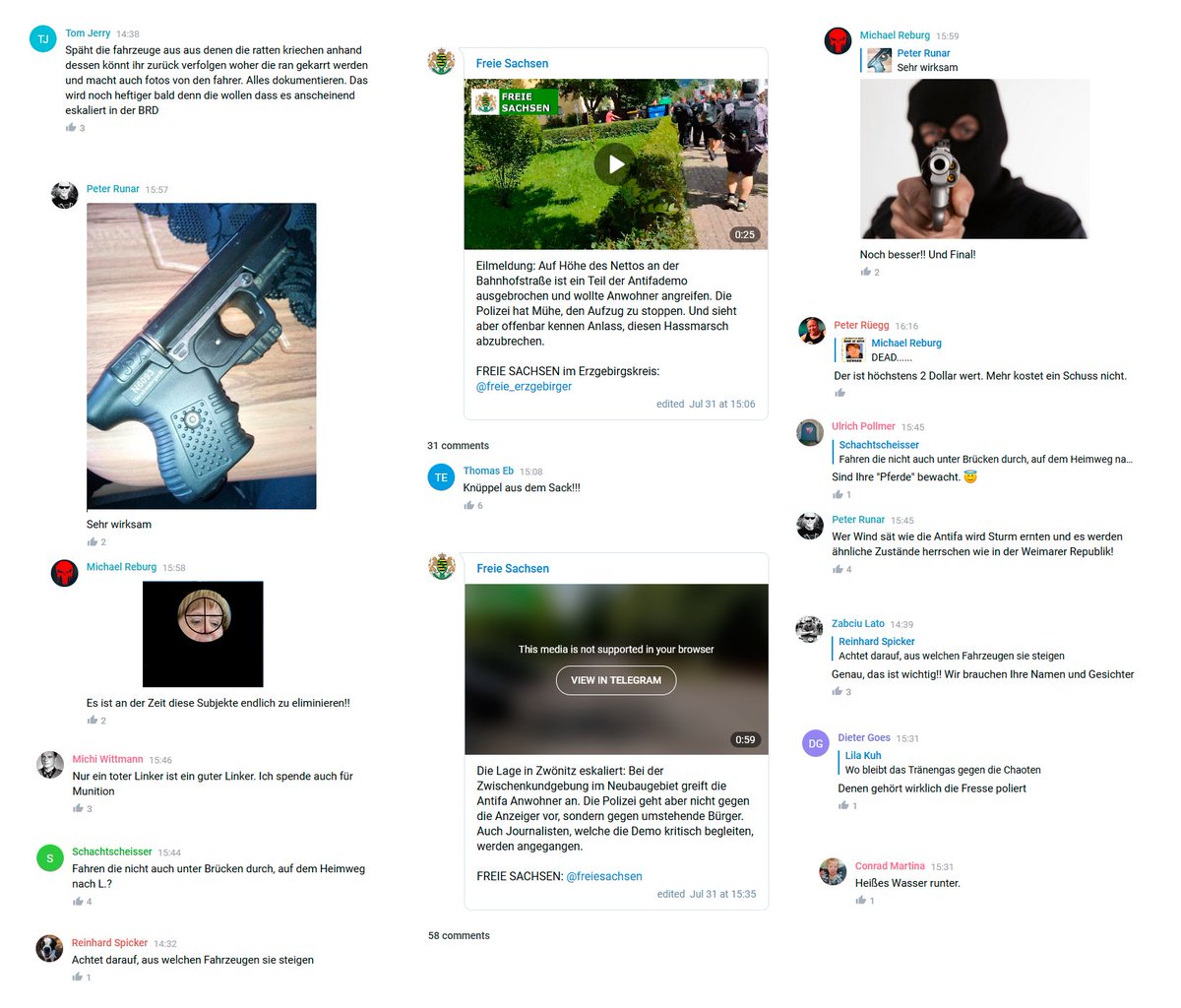 volksfahrraeder (@immer_bereit) on Twitter photo auf dem telegramkanal "freies sachsen" geht es unter #zwönitz ab. wir bitten um Kenntnisnahme durch <a href="/PolizeiSachsen/">Polizei Sachsen</a> damit sicherheitsvorkehrungen getroffen werden. passt auf euch auf!: "fahren die nicht unter brücken durch" auf dem telegramkanal "freies sachsen" geht es unter #zwönitz ab. wir bitten um Kenntnisnahme durch <a href="/PolizeiSachsen/">Polizei Sachsen</a> damit sicherheitsvorkehrungen getroffen werden. passt auf euch auf!: "fahren die nicht unter brücken durch"