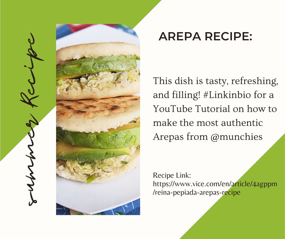 LakeCountyHomes's tweet photo. #Arepas are a perfect #Dish to #MixItUp when having #Guests for #Dinner on a #SummerNight.

#Recipe:
https://t.co/chEUyOXUgd ⁠

#summerrecipes #munchies #saturday #realestate #realestatelife #realestateteam #chicago #wisconsin #remaxagents #remaxhustle #listingsbyleslie https://t.co/OqSwWtBo3L