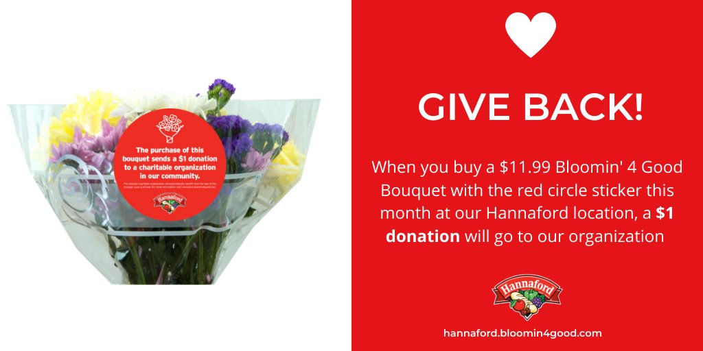 DALCNH's tweet image. DALC has teamed up with Hannaford Food Markets for the month of August. For every $11.99 "Bloomin' for Good" bouquet purchased at the Central Street Dover, NH location, DALC will receive $1 donation. Help us Help the Community!