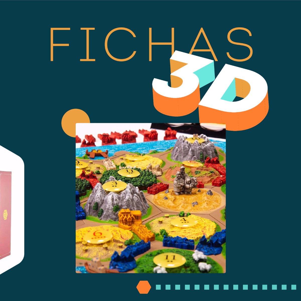 SquareRocket's tweet photo. Catan vuelve luciendo unas increíbles losetas 3D para cada tipo de terreno y pintadas a mano, con un precio base de $300 USD. ¿Te animas a comprar esta edición de colección?

#JuegosDeMesa #boardgames #tabletop #boargamegeek #geek #Noticiasjuegosdemesa #Catan https://t.co/DsMa6BRFqC