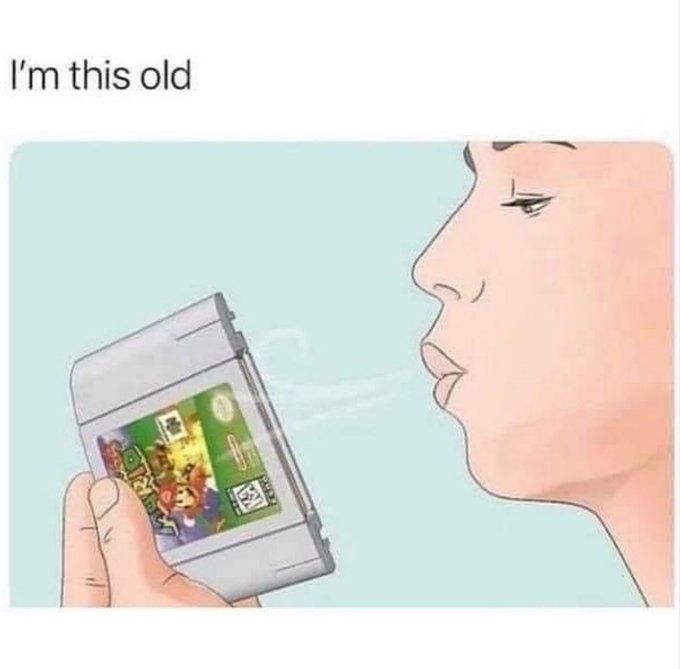 Take me back. Simpler times.