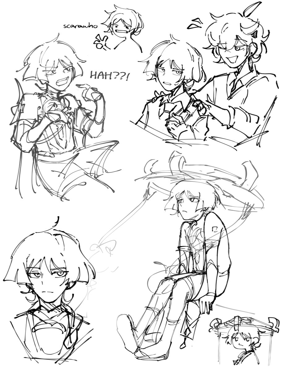 #scaramouche scribbles woooowowowoo

tryna get out of my comfort zone with, [shivers] full body drawings 