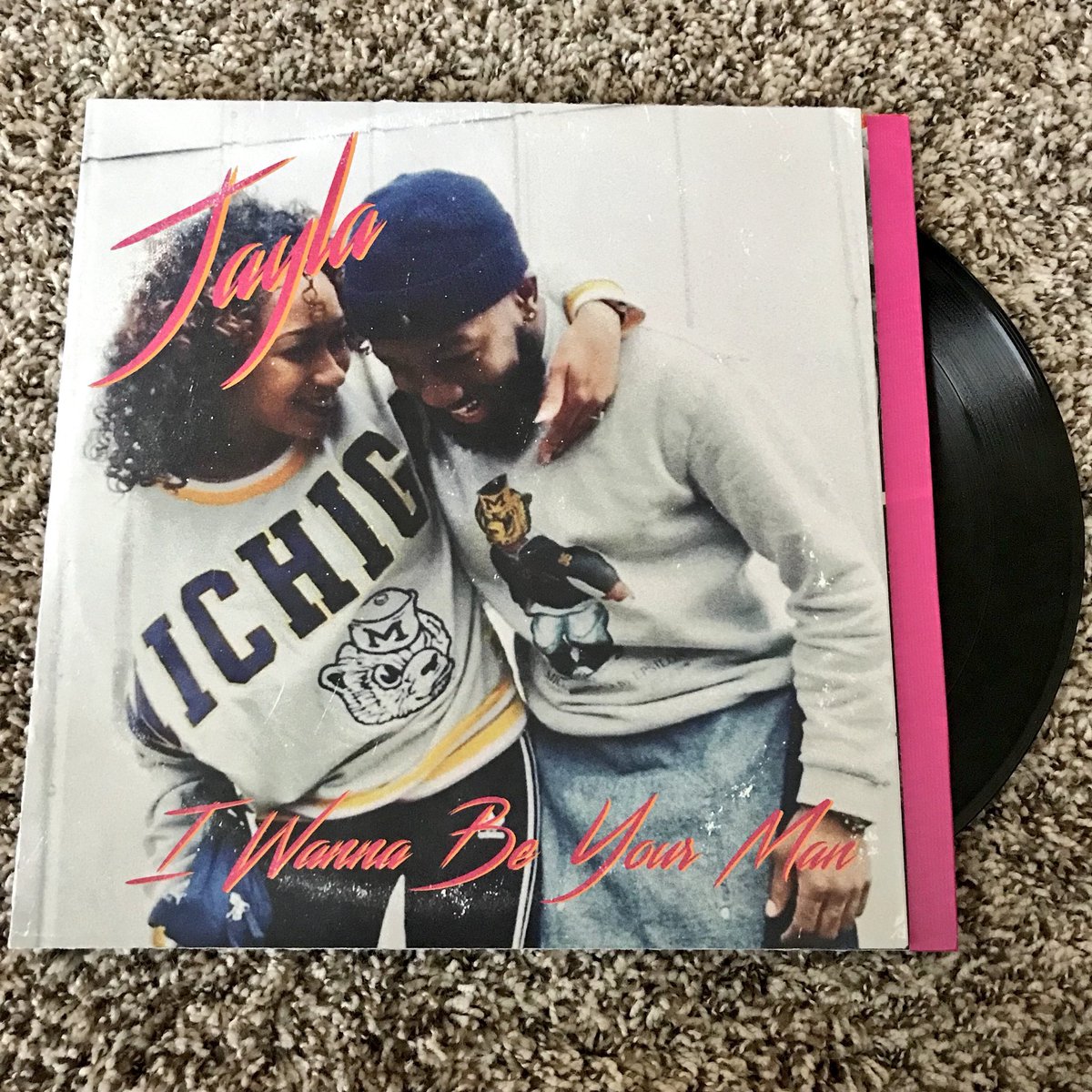 jaylabrenae's tweet photo. He found old tweets of me saying I wanted to be asked out to the song “I Wanna Be Your Man” and not only played the song but found the record and made me an album cover to go with it to ask me out ❤️ https://t.co/Fk4QKh72Dd