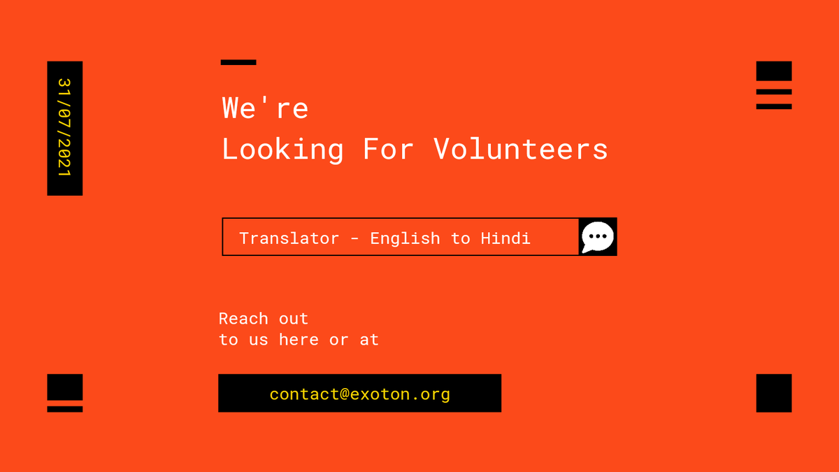 RTILikho's tweet photo. Looking for English to Hindi translation Volunteers for an upcoming project. https://t.co/tYBjyFRwIg