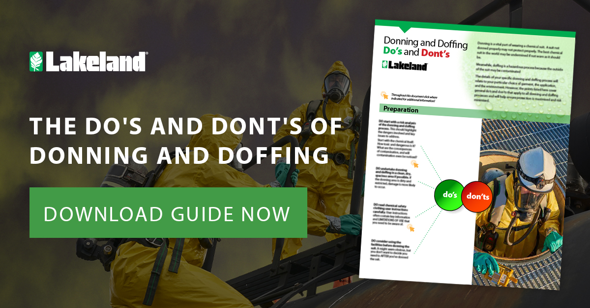 Effective donning and doffing procedures are vital in ensuring protection from chemicals. Review these critical do's and dont's and stay safe! hubs.ly/H0Qnf1j0 #PPE #SafetyFirst #ChemicalProtection