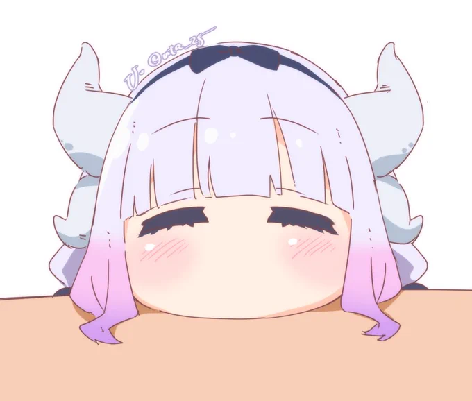 7月に描いたカンナちゃん🌸
#小林さんちのメイドラゴン #カンナ 