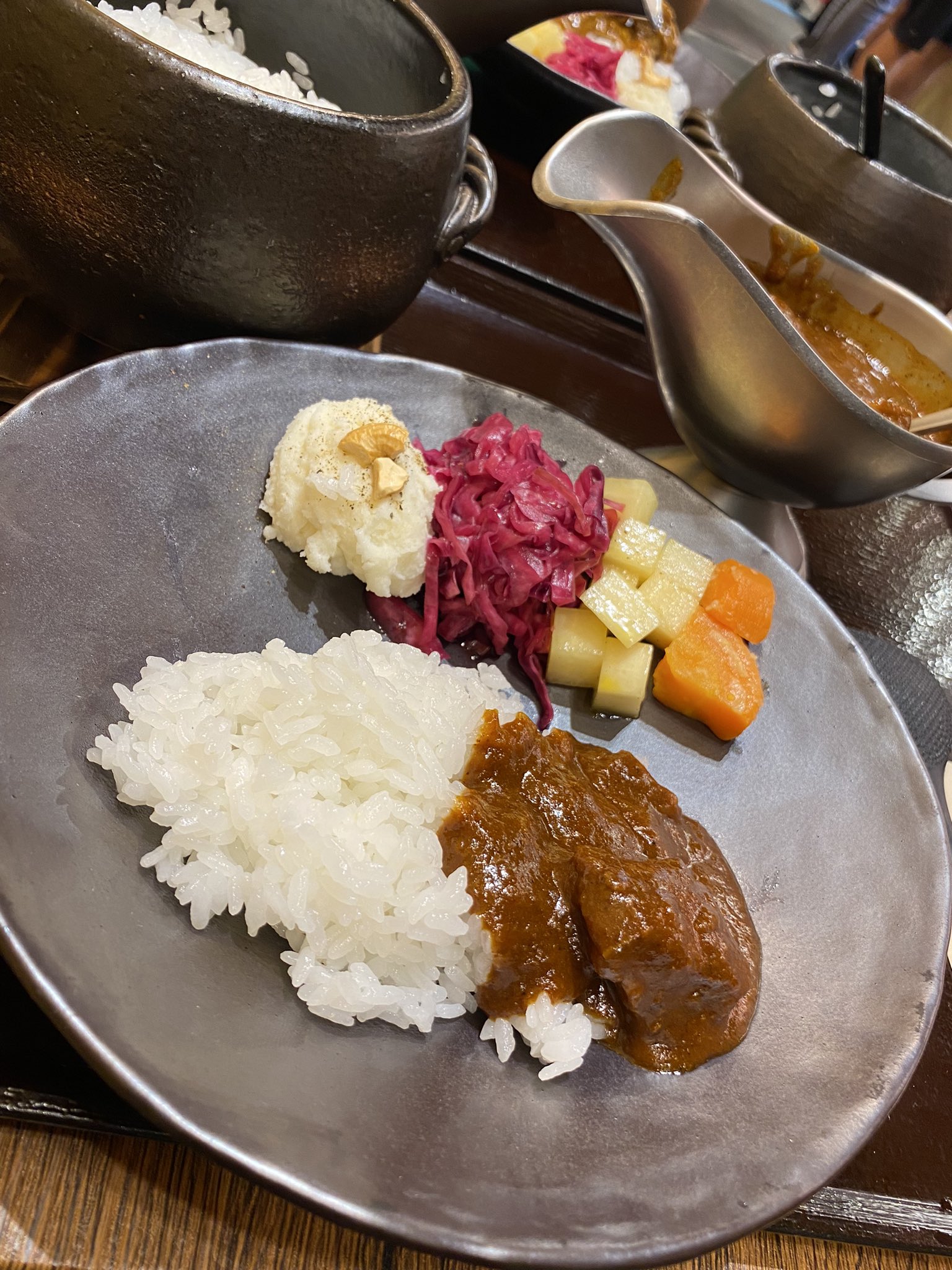 加藤麻美 美味しかったーん 築地 築地グルメ 東京グルメ カレー 土鍋 土鍋ご飯 炊きたてご飯 一体感 T Co M7ple1grwc Twitter