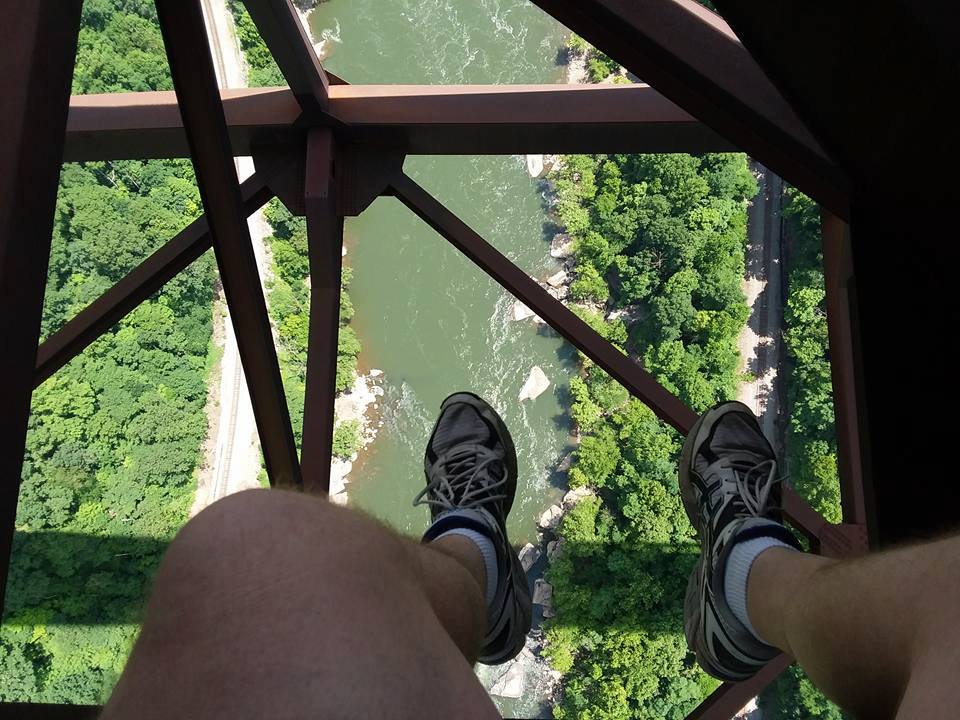 Get a unique view of the New River Gorge on a Bridge Walk tour! The company has given 6,000+ tours to 40,000 guests since 2009. Book your trip now: bit.ly/2TgWfJx