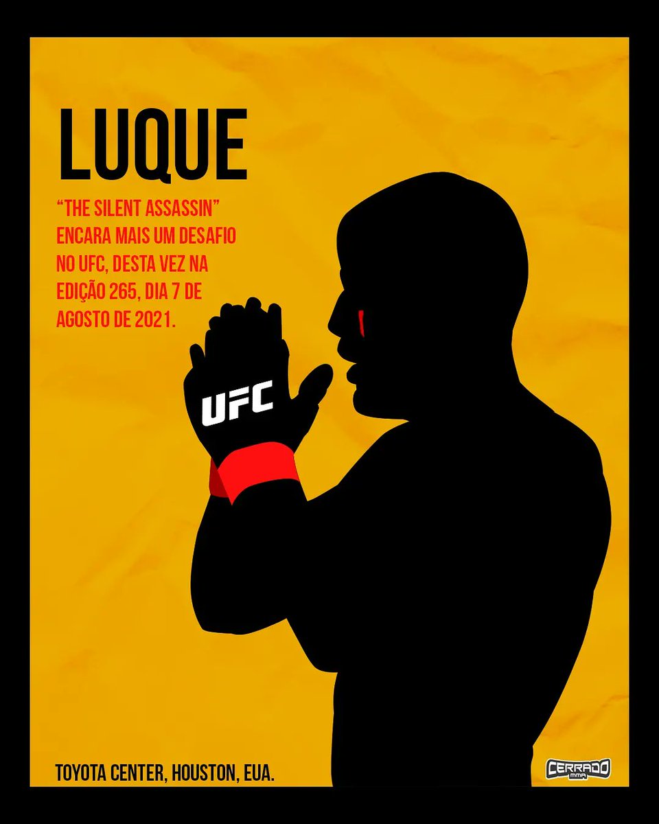 brunnowsk's tweet photo. Uma semana pro #UFC265 

@VicenteLuqueMMA  @cerradomma
@canalCombate

#UFC #Teamluque #LuqueNocombate #PalpitaoLuque #Canalcombate #Ufcnocombate https://t.co/lJyeJNcwhs