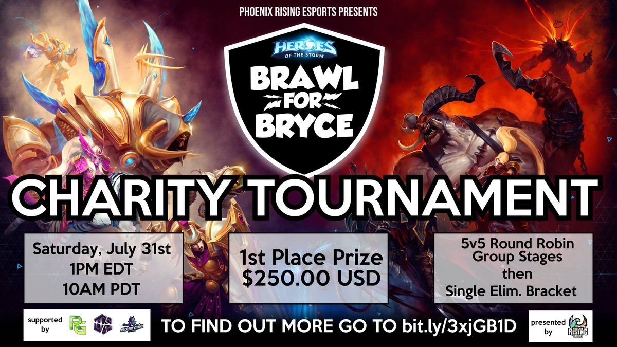 Don't miss out on our Brawl for Bryce Charity Invitational! Some of your favorite casters will be bringing you the initial round-robin stage in <a href="/theliltaco/">El Taquito</a>, <a href="/moistwenis/">Wenis</a>, and Ice. Our finals will be hosted by none other than <a href="/Not_Paradox/">NotParadox</a>! Come support everyone starting at 1EST!