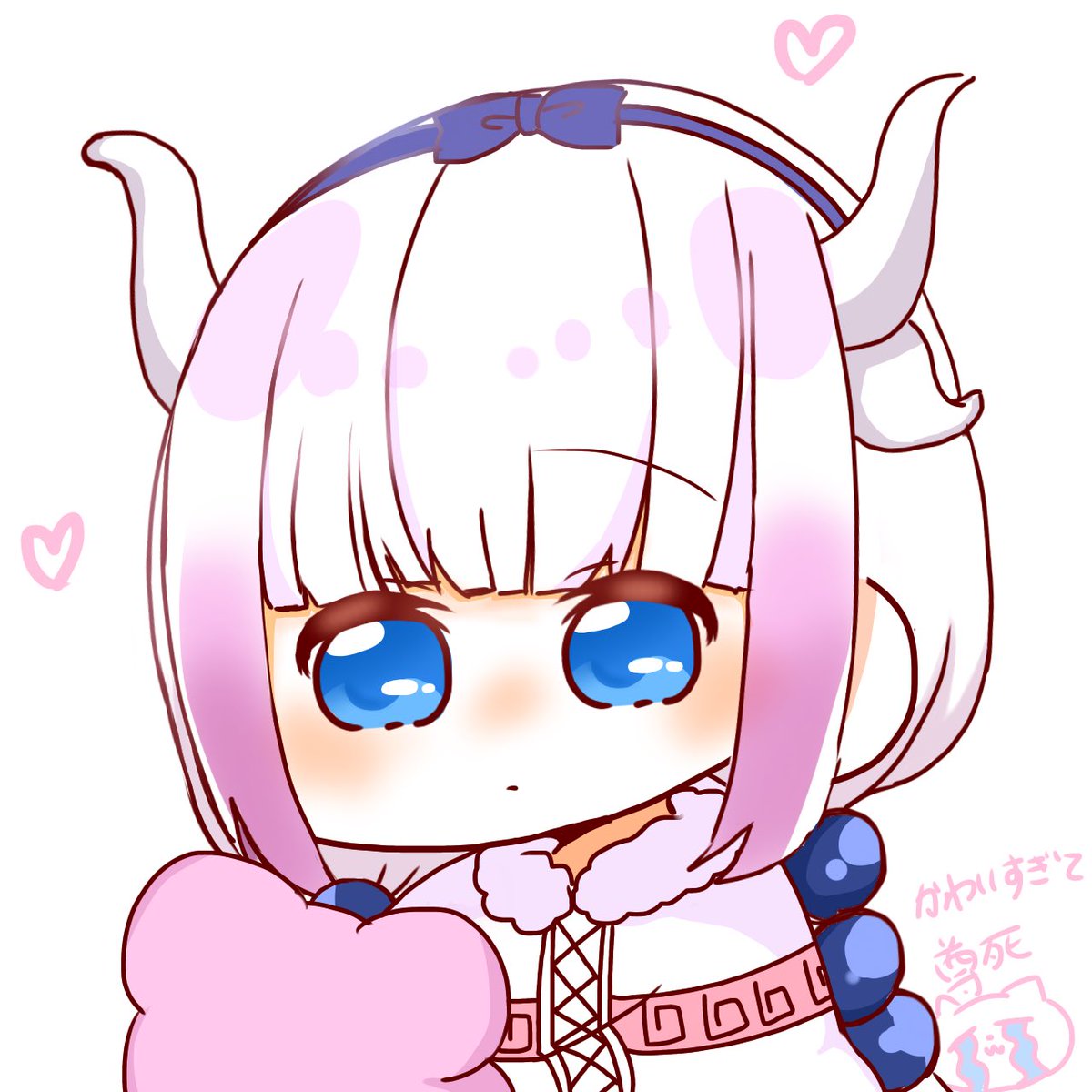 おくら カンナちゃん可愛すぎる 小林さんちのメイドラゴンs イラスト好きな人と繋がりたい イラスト好きと繋がりたい