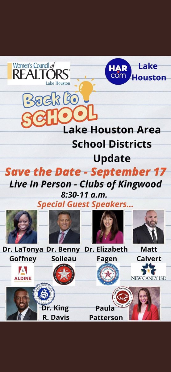 Back to school is just around the corner!  Plan to attend for the latest updates!