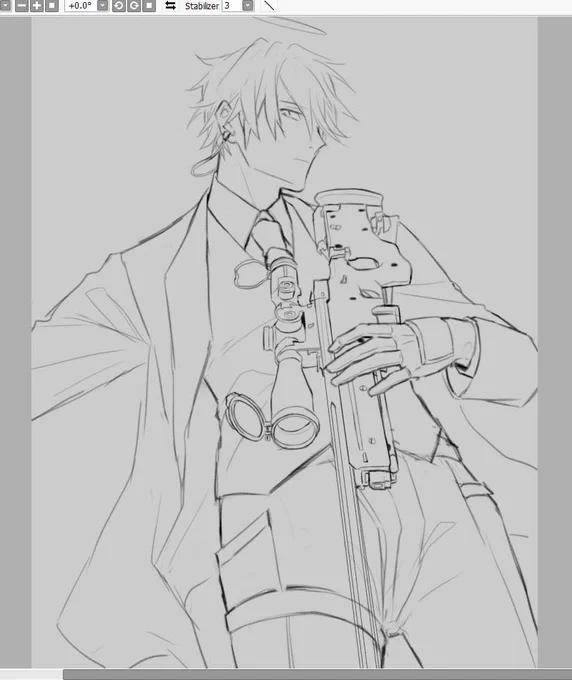 sketch to base color-
Aster boy looks good😭❤
it gonna be a lot of flowers... now leave it here and back to other ZhongChi wips- 