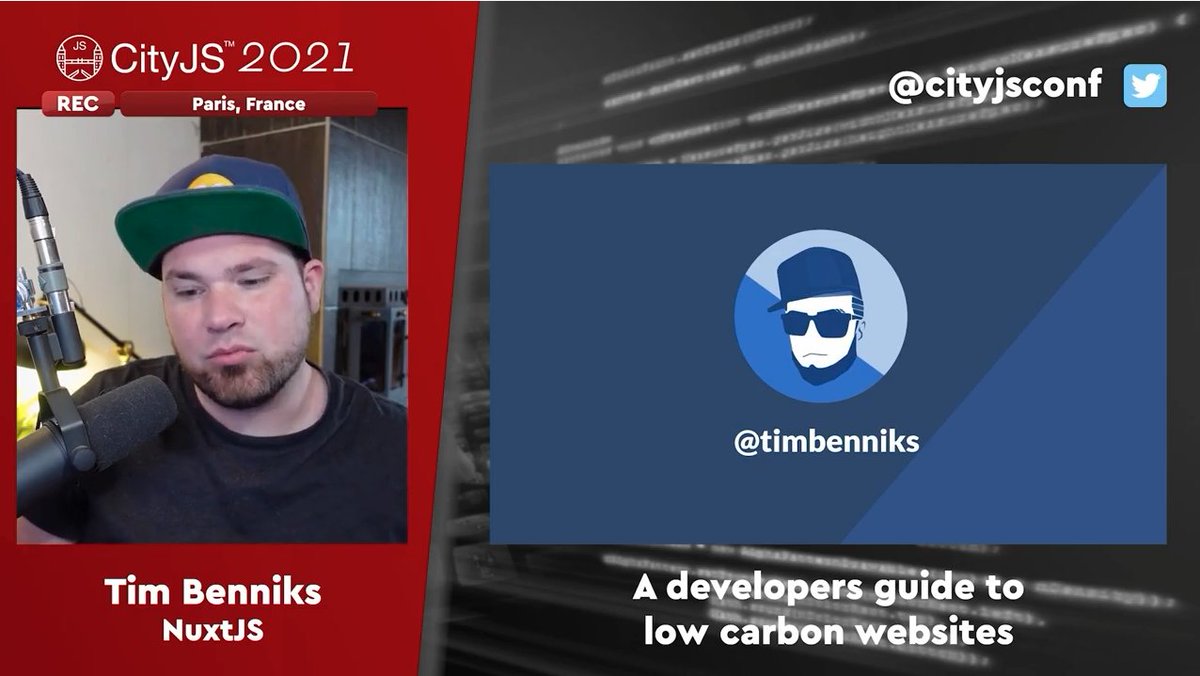 cityjsconf's tweet image. As we get close to the next #CITYJS2021 we get a flashback to our previous event 

@timbenniks in his talk shows us how to build low carbon website 

Watch it now online 
🔽🔽🔽🔽🔽🔽🔽
youtu.be/Bd1j8UpWrKo