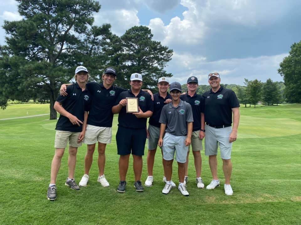 Congratulations to 2021 Boys Team for winning the Preseason Invitational at Brown Acres. The top 4 scores for the Canes were: 
Tucker Wick ‘25 - 75 
Griffin Law ‘25 - 77 
Ethan Prichard ‘22 - 86
Joe Quinlan ‘22 - 87 
Let’s keep it rolling!