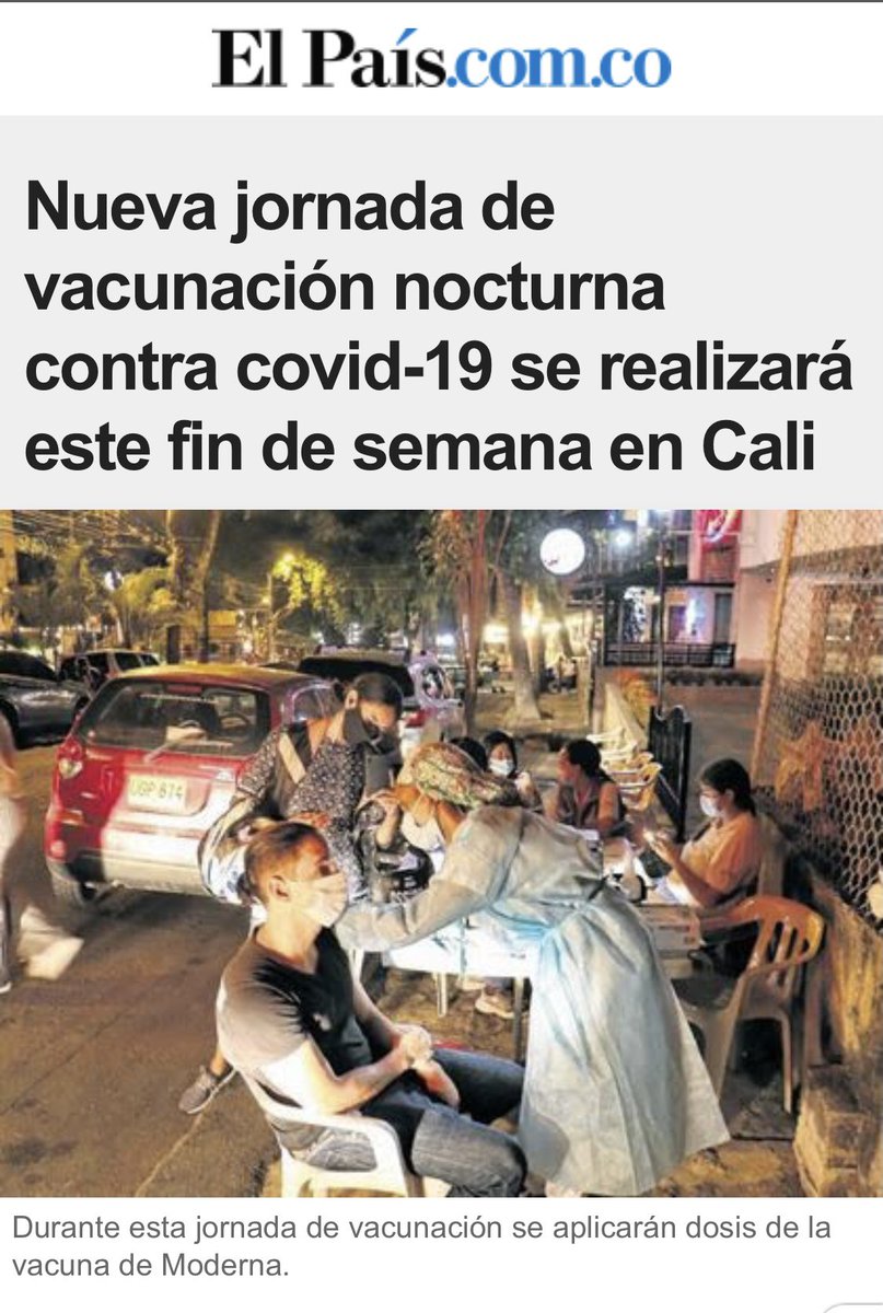 MIMORENOS's tweet photo. Lo del plan de vacunación #nocturno en #cali es un hit✊🏽todo el personal de #salud poniendo el pecho día y noche que #orgullo por tantos médicos,enfermeras y estudiantes. Seguimos en una batalla en la que ellos no se rinden admiración completa! Bien ahí @MiyerTorresA 👍🏼 #vacunate https://t.co/FcFYRPg1fN