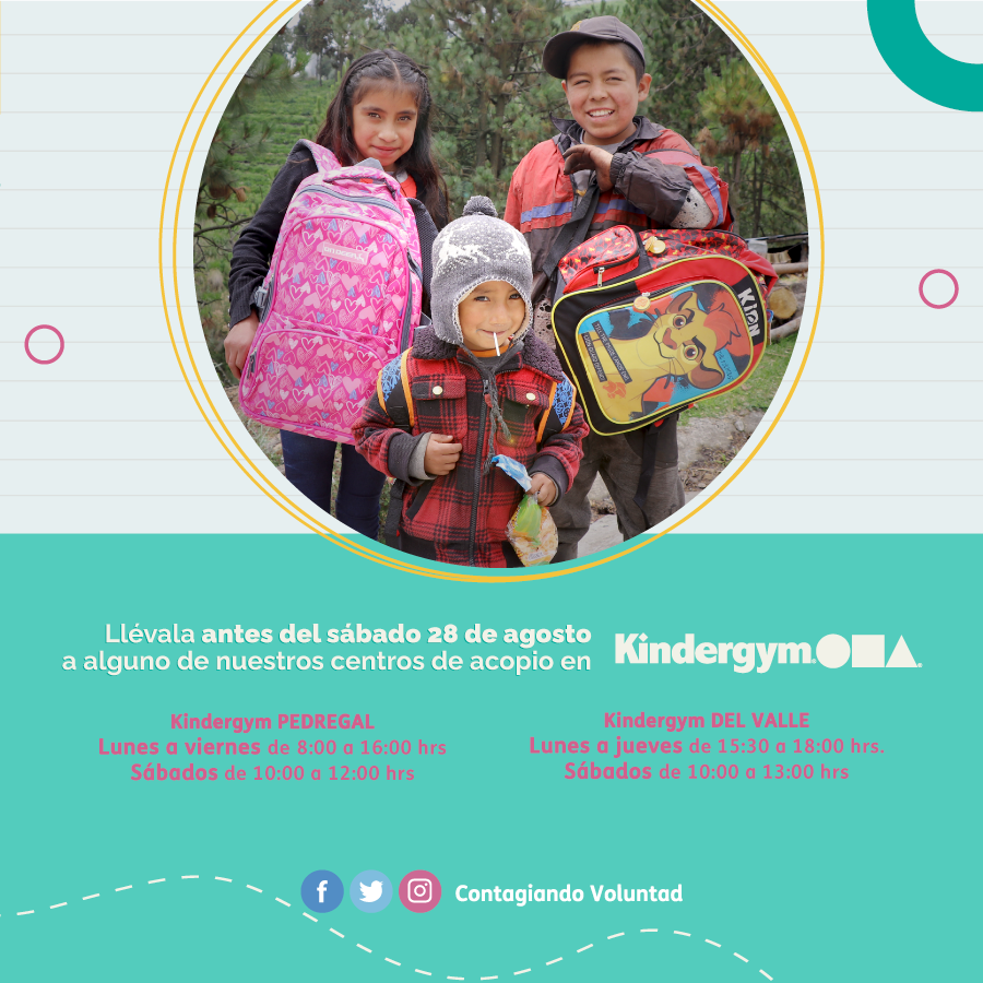 ContagiandoAC's tweet photo. Estamos convencidos de que la educación es de las herramientas más poderosas para POTENCIALIZAR A MÉXICO...
POR ESO QUEREMOS MOTIVAR A NIÑOS DE COMUNIDADES MARGINADAS CON MOCHILA NUEVA 🎒 PARA CONTINUAR SUS ESTUDIOS
#LaMochilaDelCambio #ContagiandoVoluntad
#CadenaDeAyuda https://t.co/ROQexp8Eu7