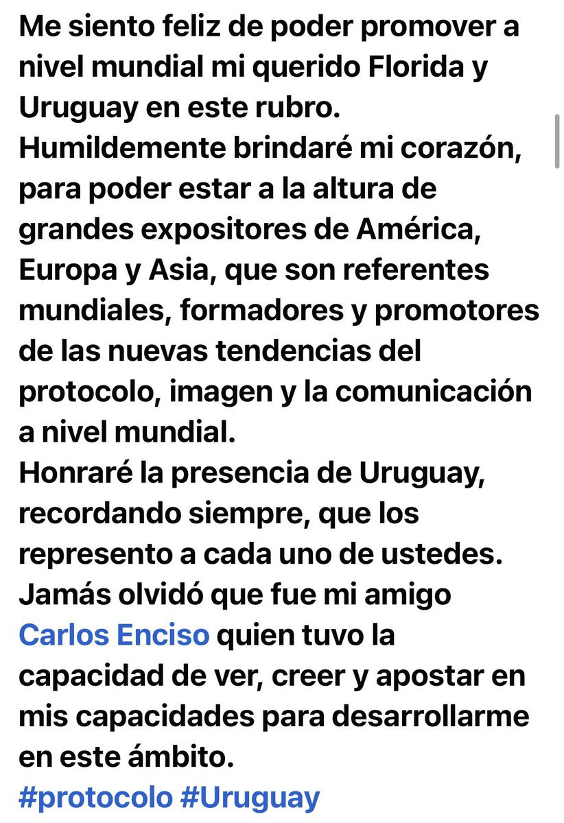pggonzal's tweet image. Humildemente daré lo mejor de mi en nombre de mi país y mi querido Florida. @PajaroEnciso fue quien vio y apostó en mis condiciones para desarrollarme en este ámbito, gracias! #protoco #uruguay #Florida