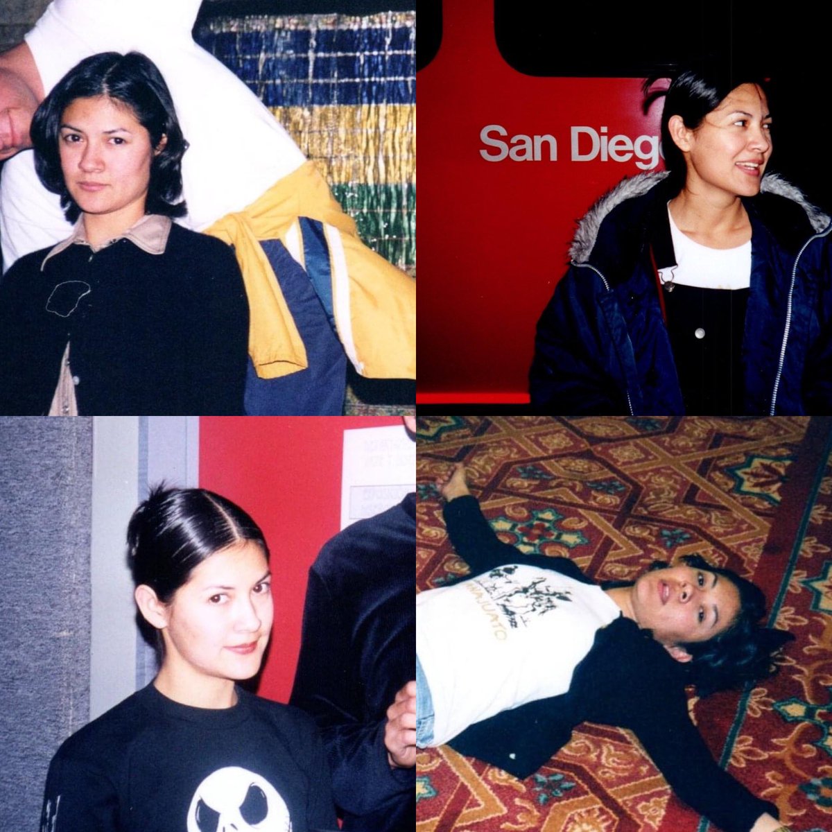 I found a bunch of mid 90s pictures of the muse in college (she got a design degree at Ibero Tijuana). I would drive 3 hours from CalArts every weekend to visit her always worried she had left me for a bad hombre. She admitted she keep waiting for me to stop visiting. Young love! 