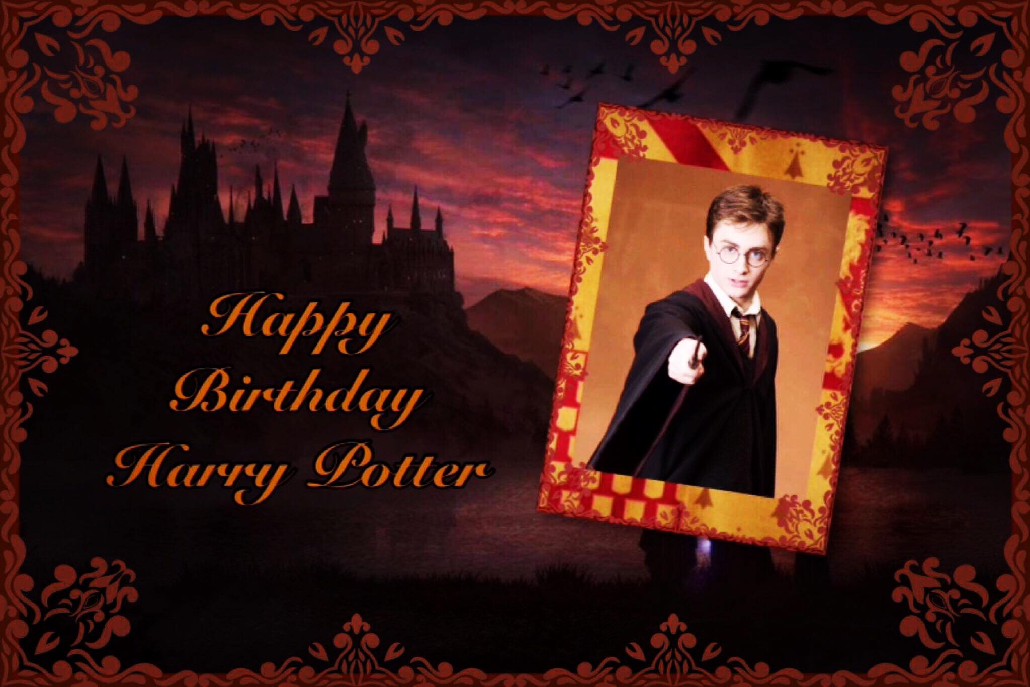  Happy Birthday Harry Potter                