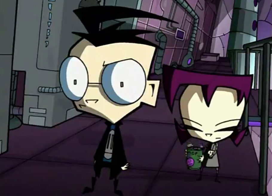 Today’s Siblings of the day are Dib and Gaz Membrane from Invader Zim! 