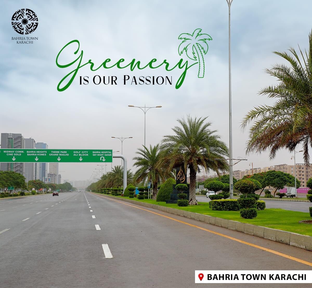 btkupdates4144's tweet photo. Green environs, grey skies... what a lovely combination that makes Bahria Town Karachi look amazing 😍... isn't it?
#MonsoonSeason #Monsoon2021 #Greenery #BahriaTown #Karachi #BahriaTownKarachi #BTKHI #btkhomes4144 #bahriaapartments #Precinct15 https://t.co/qHgtYzI6mQ