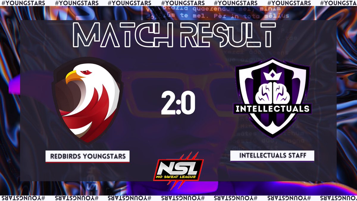 ʀᴇᴅʙɪʀᴅs ʏᴏᴜɴɢsᴛᴀʀs (@rbyoungstars) on Twitter photo #MATCHRESULT
Second game on @NSL_CR - Second win! And it's even more satisfying when your opponents were <a href="/Intellectuals03/">Intellectuals</a> Staff! GGs!
MVP of the match - @LnFboyno! Being last in the second set, he beat two of the opposing team players and brought us this win! #MATCHRESULT
Second game on @NSL_CR - Second win! And it's even more satisfying when your opponents were <a href="/Intellectuals03/">Intellectuals</a> Staff! GGs!
MVP of the match - @LnFboyno! Being last in the second set, he beat two of the opposing team players and brought us this win!