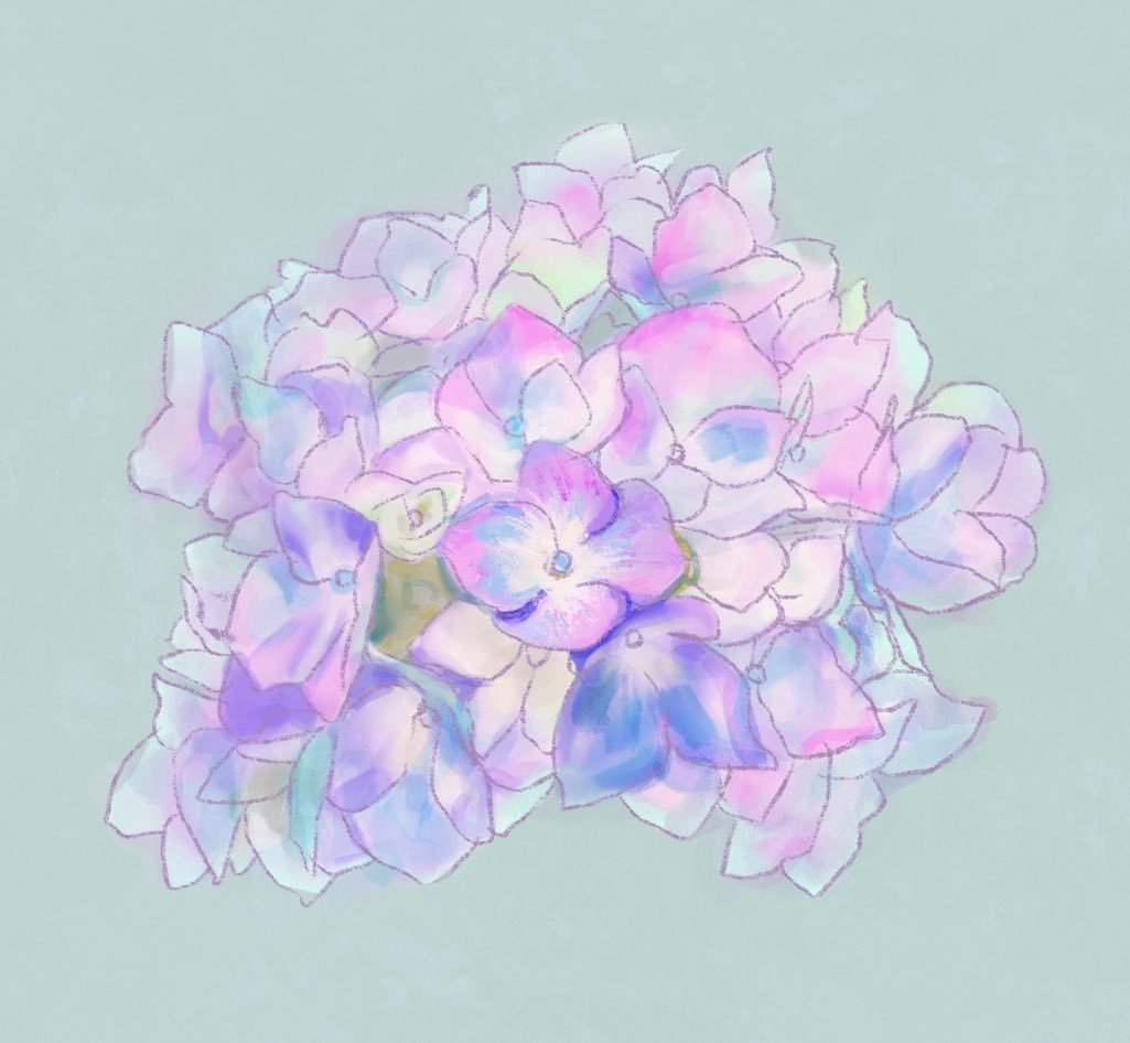 はちたろ V Twitter 紫陽花 花 紫陽花 イラスト Illustraion イラストレーション 一日一絵 Drawing 1日1絵 デジタルイラスト はちたろ V Twitter 紫陽花 花 紫陽花 イラスト Illustraion イラストレーション 一日一絵 Drawing 1日1絵 デジタルイラスト