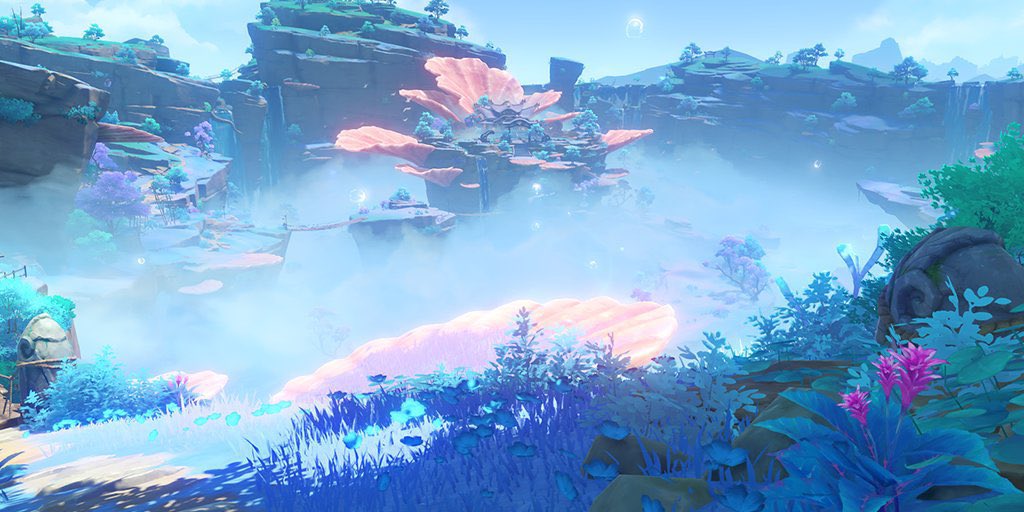 archivesoleil's tweet photo. // genshin leaks 

the prettiest island for the prettiest girl https://t.co/Y9OLRt6nhj