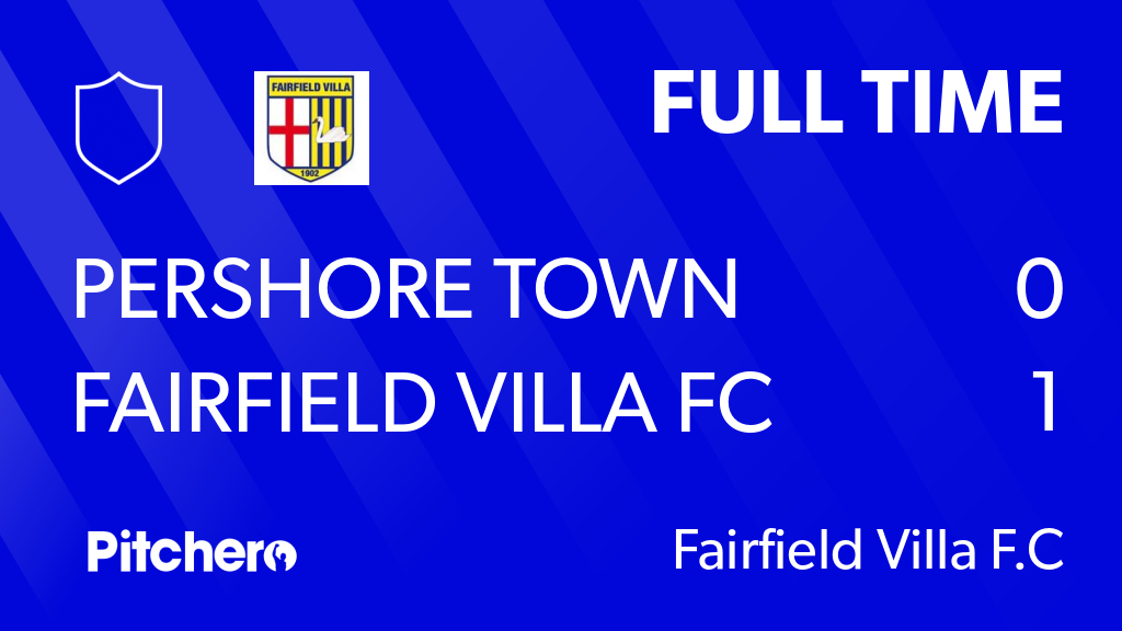 FairfieldVilla's tweet image. FULL TIME: Pershore town 0 - 1 Fairfield Villa FC
#PERFAI #Pitchero
pitchero.com/clubs/fairfiel…