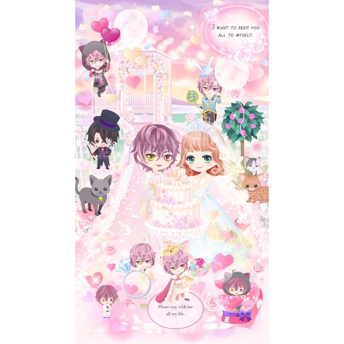 LokisAlice's tweet photo. My in game room for my 3rd anniversary with Loki!
The background was one of the first few backgrounds in the game I got as a prize ☺️ So this setup utilizes items from past and present representing our love for the past 3 years 💖💖💖 #ikerev #ikemenrevolution #lokigenetta https://t.co/iSpUSgmnT5