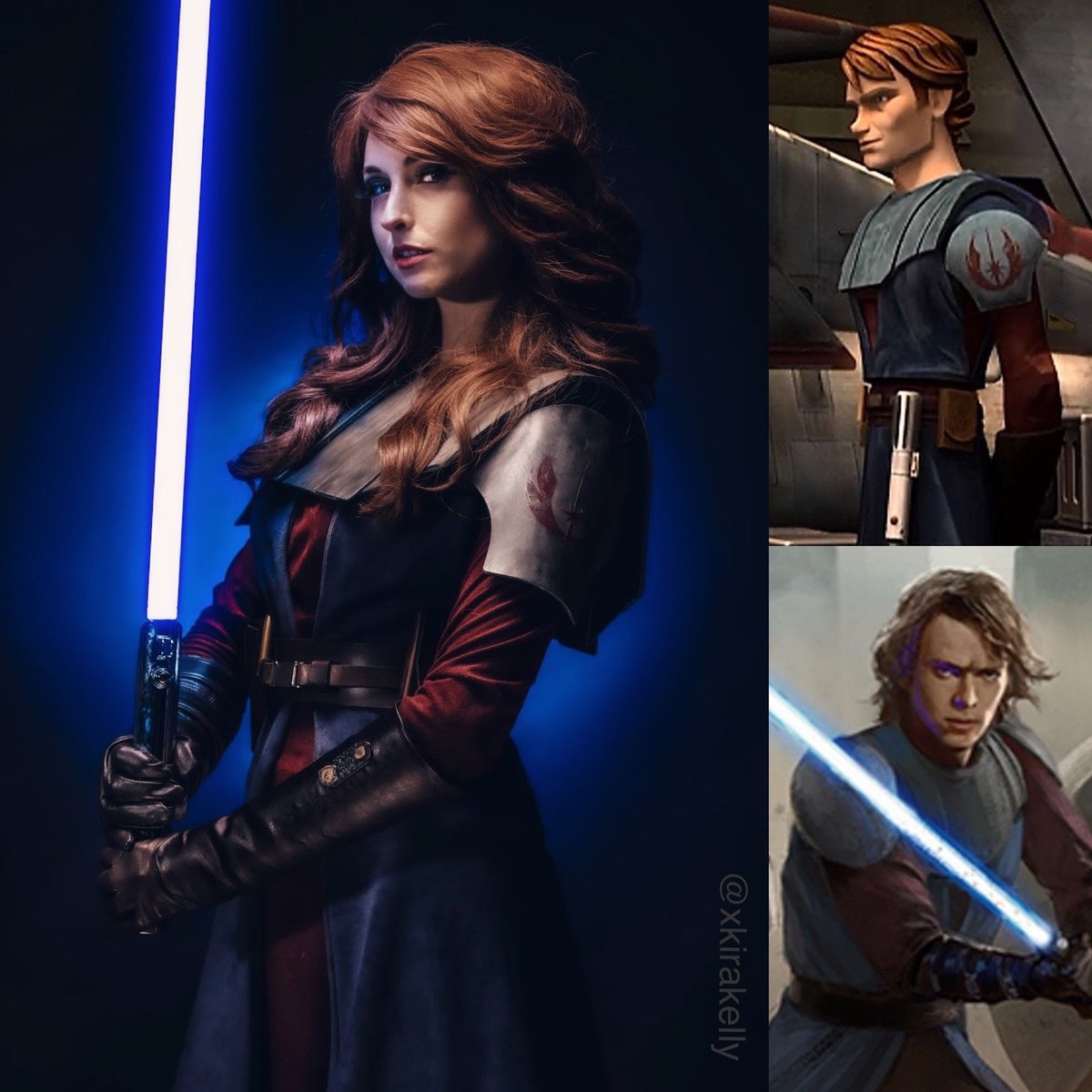 This is for the people who woke up today thinking their feed would be better with a genderbend Anakin Skywalker in it 

(me, I’m people)