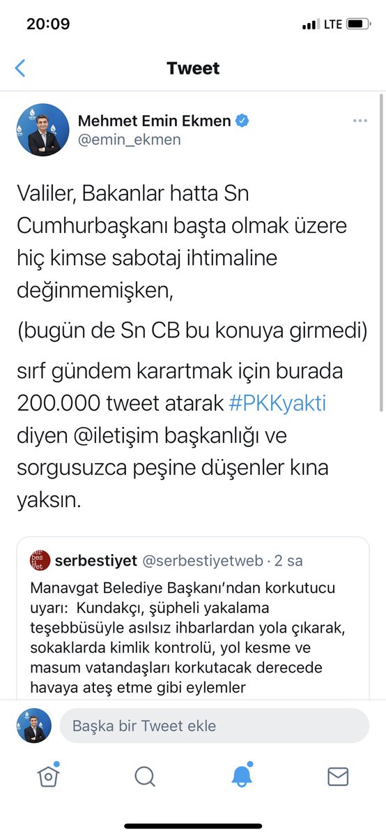İletişim Başkanlığının trend topic yaparak ürettiği provokasyonun sonuçları bunlar. İki gündür uyarıyoruz.