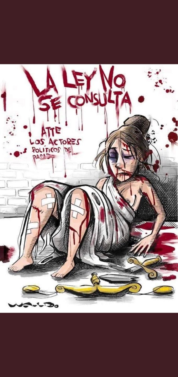 ASÍ ES LA LEY, UNAS VECES ROTA, DESTROZADA, ROBADA, DESUBICADA Y OTRAS VECES, COMPONIENDOLA...