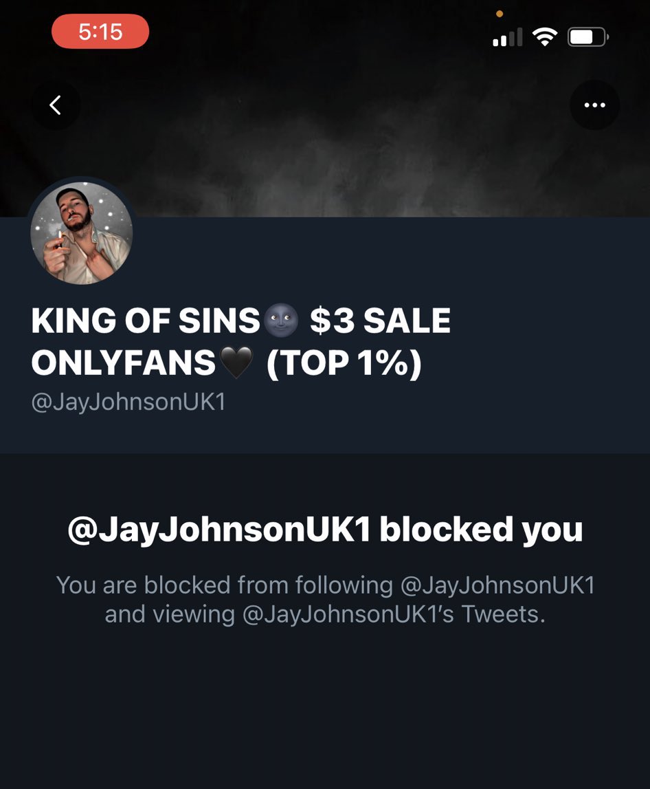1ST OF OUR BLACKLIST IS! 

@KingofSinsUK & @JayJohnsonUK1 
I can’t believe the messages I have seen between him & other sex workers. Breaching all sorts of boundaries & taking advantage of girls who are new to the scene! 

SCREENSHOT THREAD BELOW ⬇️