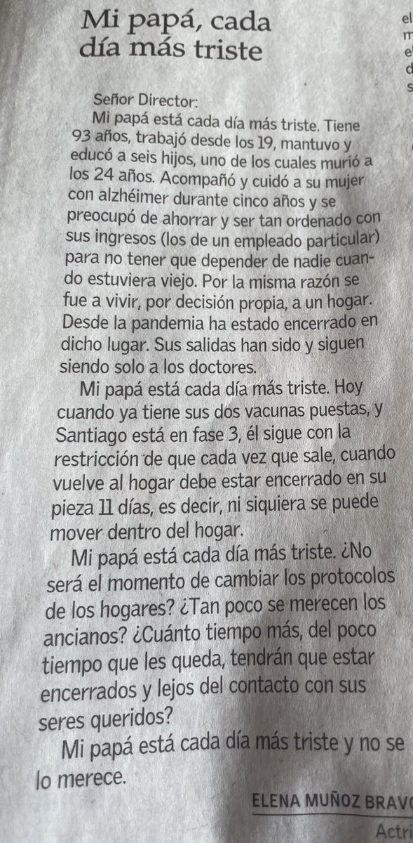 Nanidelaf's tweet photo. Ojalá las autoridades correspondientes lean esta carta ! https://t.co/C4z4BoSjsW