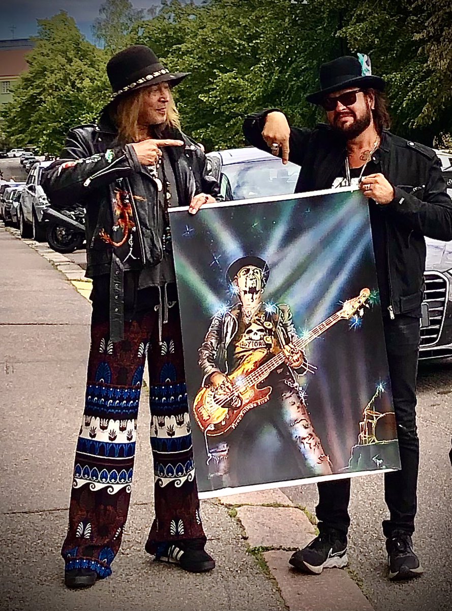 Thank you my dear friend Timo <a href="/timokaltio/">Timo Kaltio</a> 🙏🏻✌🏻🙏🏻 real Rock’n’Roll artist for this amazing piece of art👌🏻