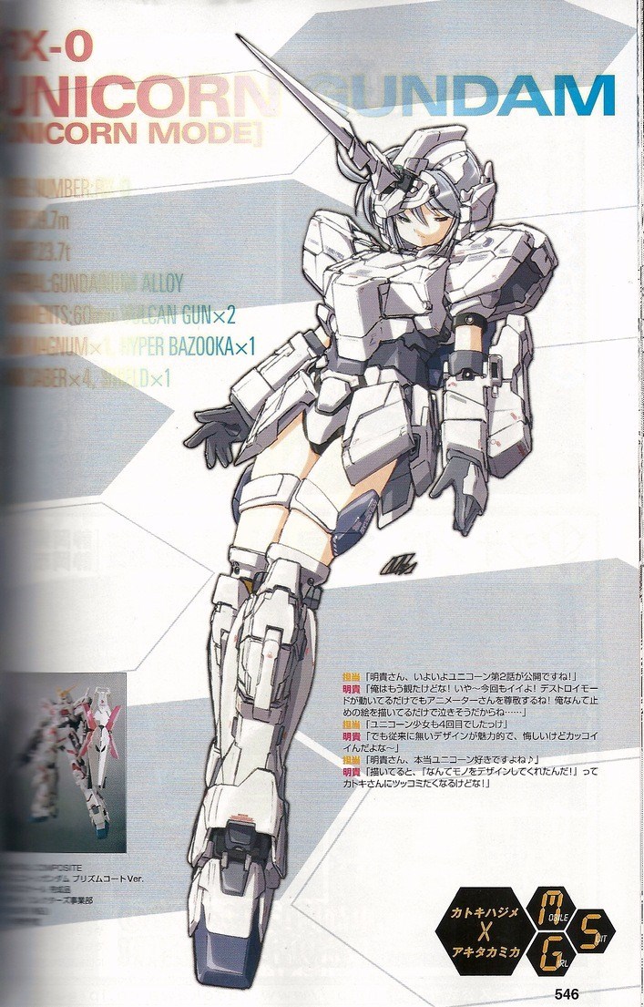 DestroyModeRX0's tweet photo. "... Unicorn. Launching."
RX-0 Unicorn Gundam

- (N)SFW
- DMs Open

A transformable Mobile Suit, Unicorn has 2 personalities. In her normal form, she's quiet, but kind-hearted. However, in Destroy Mode, she becomes a battle-crazed maniac.

Like and RT?
#GundamRP #MVRP #SRWRP https://t.co/iAei846Qo6
