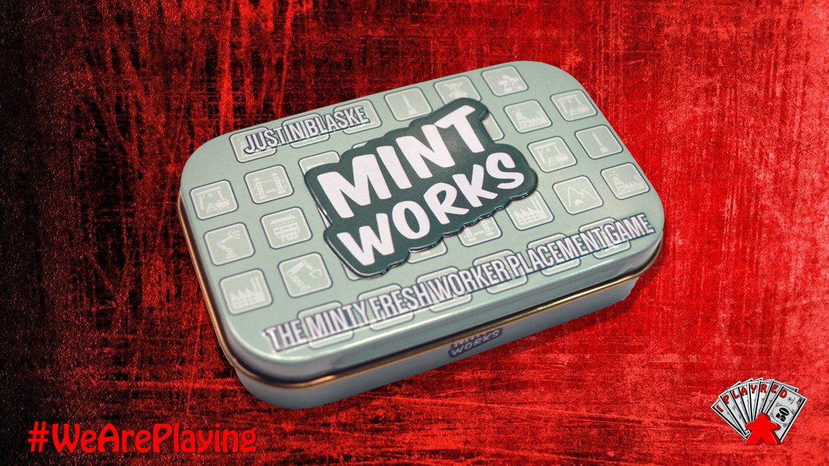 IPlayRedGaming's tweet photo. Played #MintWorks by Five24 Labs #tabletopgaming #boardgames #WeArePlaying #IPlayRed https://t.co/J9hFbH8mYk