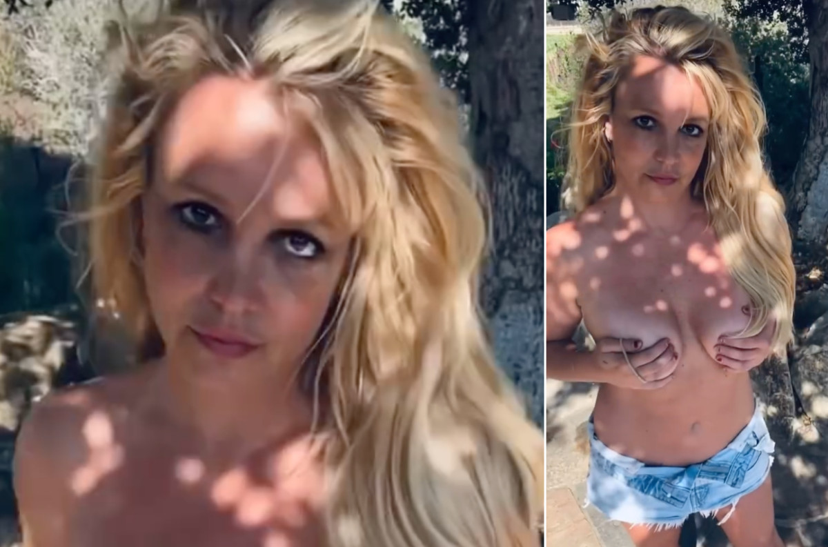 Britney Spears' fourth topless shot stirs fan concern