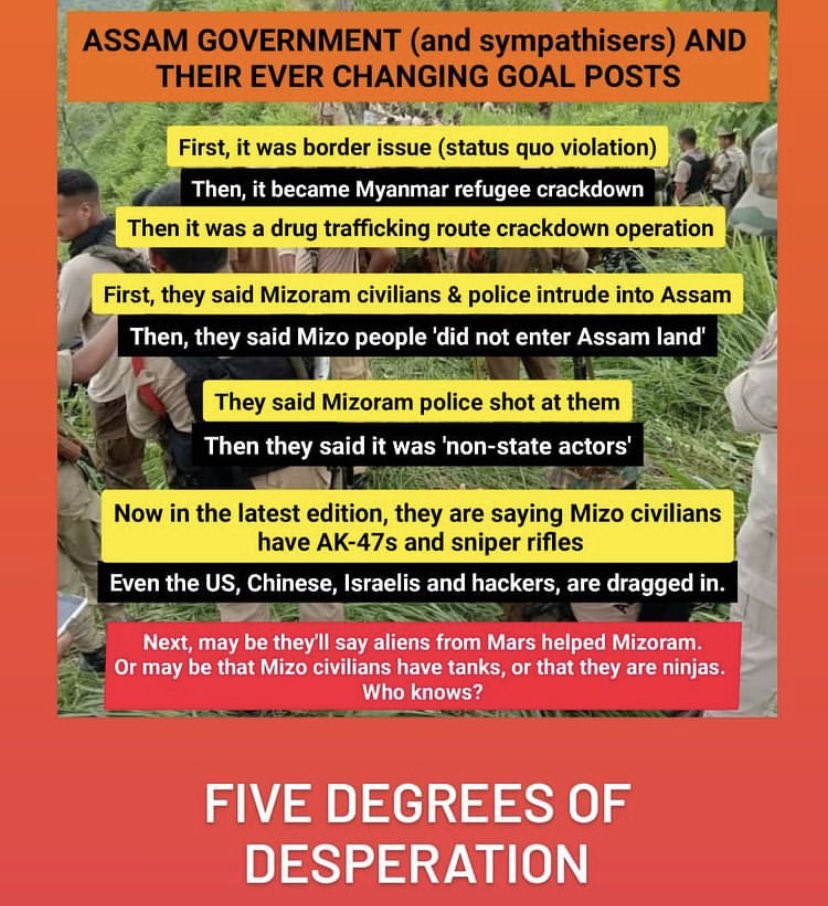MarilynGuite's tweet photo. They change their own statement how many times???? And after all their efforts they eat their own dirt by #himantaexposed and we #mizoramspeaksout one way or another... https://t.co/qbNaR834TU