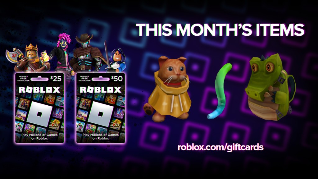 How to get exclusive Roblox gift card items