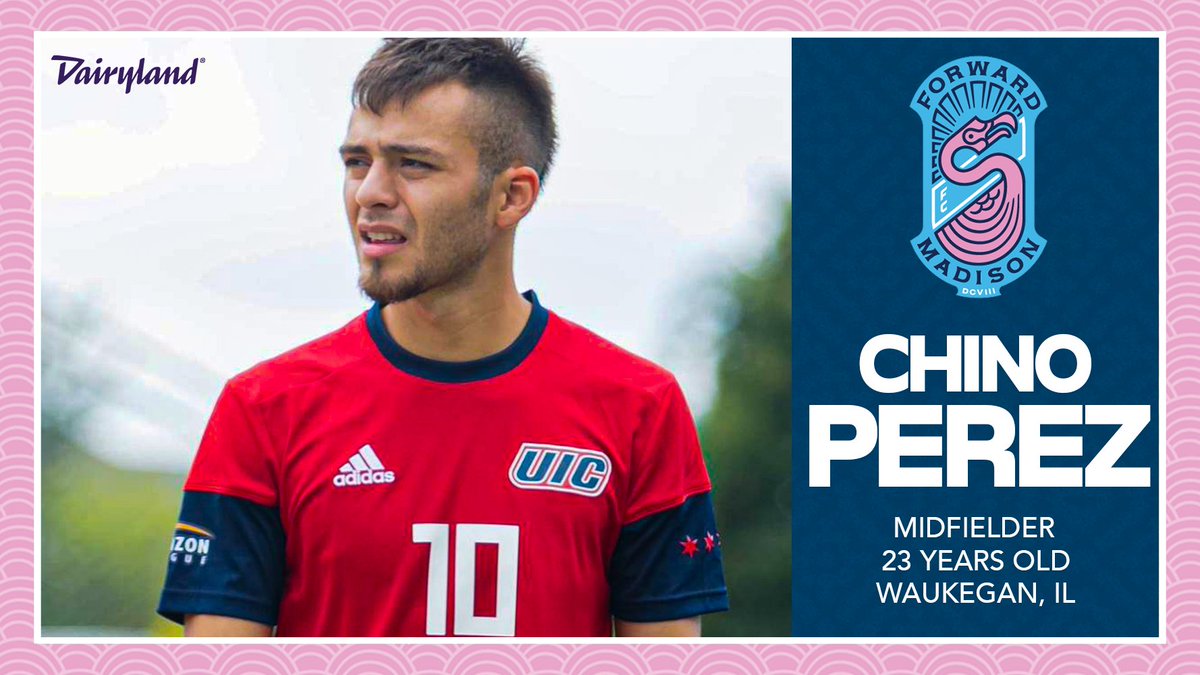 ForwardMSNFC's tweet photo. *A new player has joined the game* 🎮

Forward fans, say hello to your newest midfielder, Chino Perez! Welcome to Madison Chino! 👋 https://t.co/GksRYoWybQ