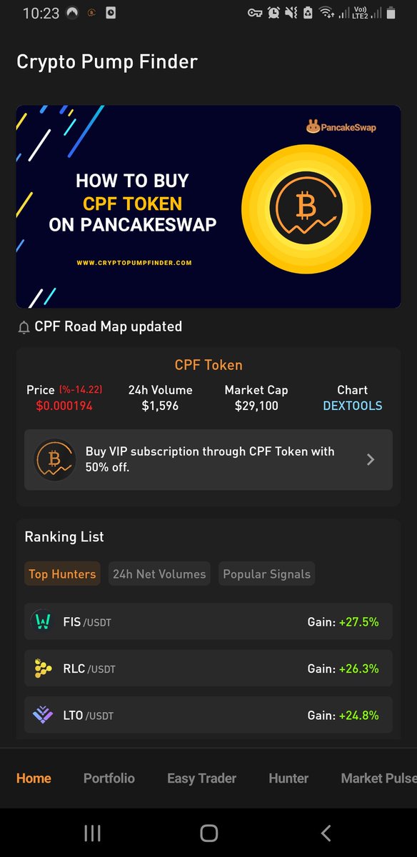 Crypto Pump Finder App (cpf_app) Twitter