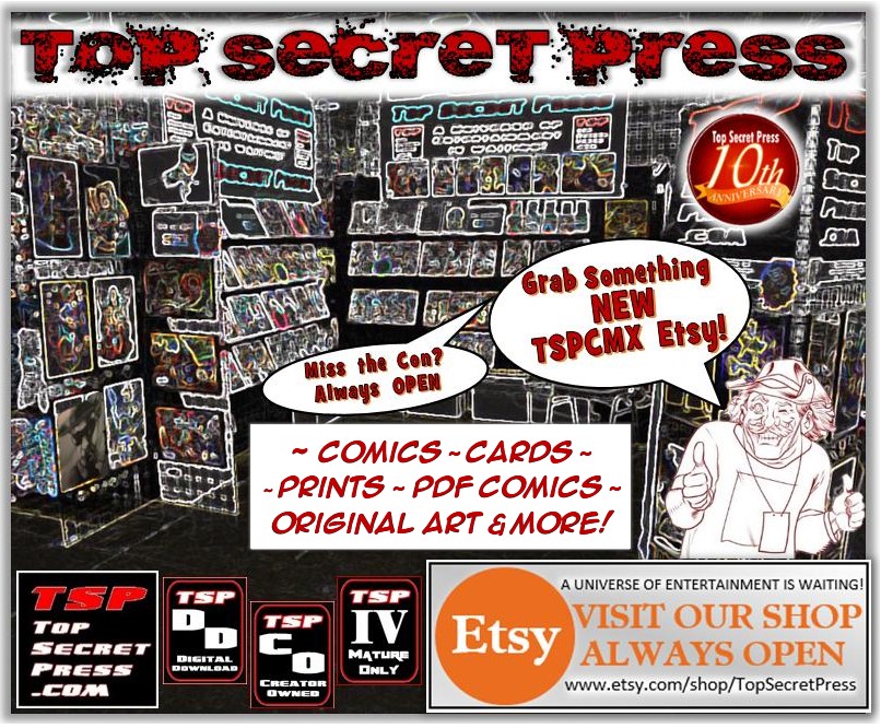 TSPCMX's tweet photo. Miss TSPCMX at the Comic Cons?
Grab Something New to Read at the TSP Etsy Shop
COMICS ~ CARD DECKS ~ PRINTS ~ ART & MORE
TSP ETSY Shop! https://t.co/xaXO7TqRot
~ Thanks for Looking ~
#readcomics #originalcomics #indiecomics #comics #comicgeek #girlcomics #comicbabes #comicbooks https://t.co/MsLZUAoDWY