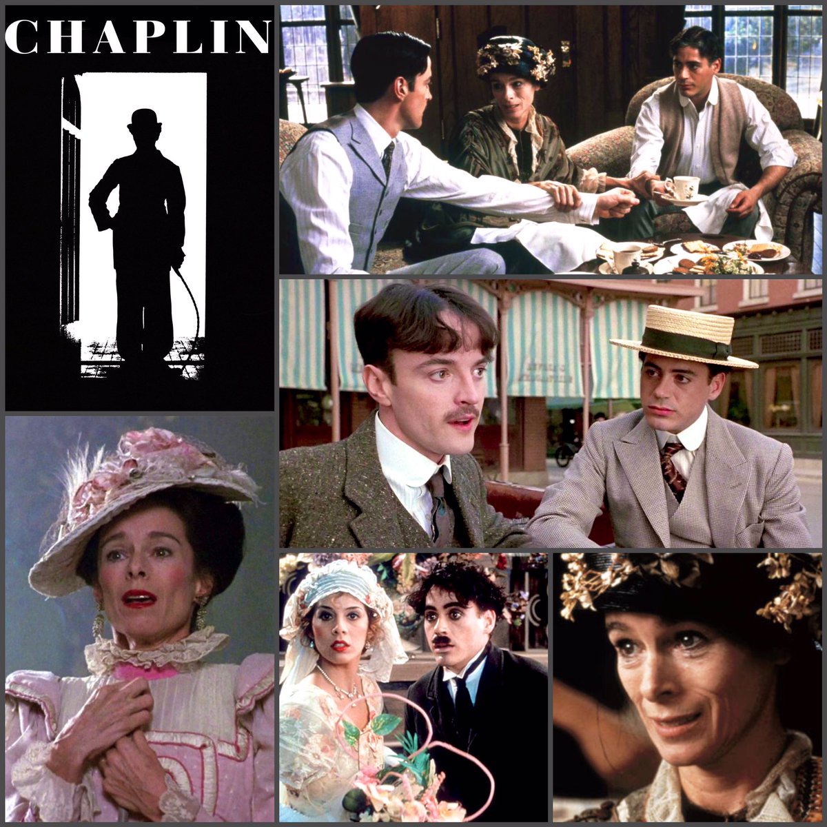 “CHAPLIN” (1992) dir. #RichardAttenborough

@RobertDowneyJr #GeraldineChaplin #PaulRhys #MarisaTomei