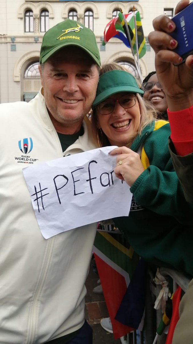 <a href="/RassieRugby/">Rassie Erasmus</a> I've said it before &amp; I will keep saying it, "jou biscuit!"   dankie vir die man wat jy is. Ons staan agter jou en sal jou <a href="/Springboks/">Springboks</a>, #Jacques en die hele coaching span support no matter what. <a href="/MotshidisiM/">Motshidisi E. Mohono</a> <a href="/XolaNtshinga/">Xola Ntshinga</a> <a href="/BreytonPaulse/">Breyton Paulse</a>  <a href="/MK_MarlonKruger/">Marlon Kruger</a> #PEfan🇿🇦💚