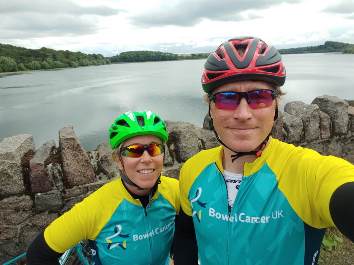 Day 2 done 200 miles down 100 to go
It was tough today but all the support and donations are helping me through 😊 knee held up with physio tape but I don’t like the hills 🤣
Thanks Summaya <a href="/BBCLeicester/">BBC Leicester</a> supporting &amp; having me on the show again 
<a href="/bowelcanceruk/">Bowel Cancer UK</a>