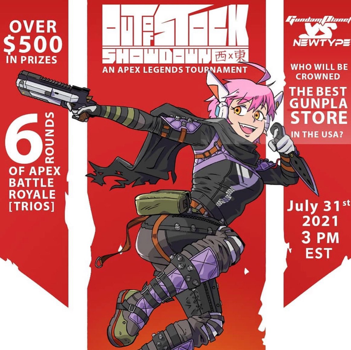 badgunpla's tweet photo. The OUT OF STOCK SHOWDOWN is LIVE! RIGHT NOW!
Watch as two hobby shops embark in a big, multiplayer, point and click adventure!
Clicking on heads, mind you ;)
https://t.co/suQ8eBorHr
#apexlegends #gundam #itsrelated #dontaskquestions https://t.co/VWJwUIAUXH